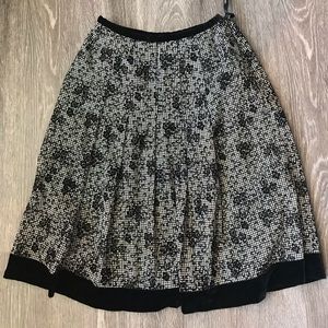 Japanese Brand Hounds tooth Check Floral Skirts.